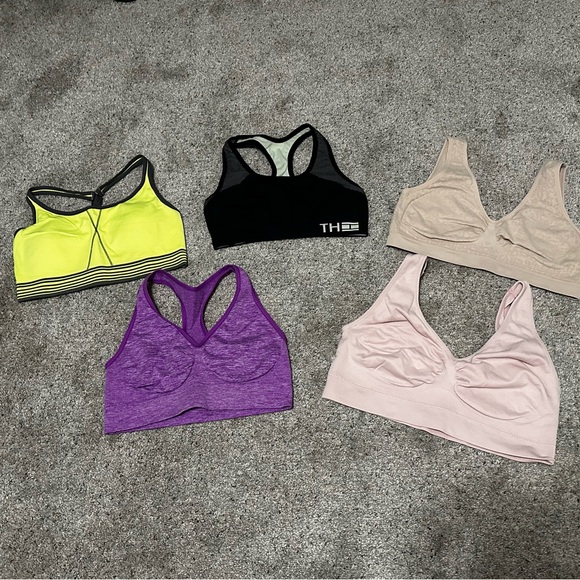 Tommy Hilfiger Other - Bundle of 5 Workout Bras, Sports/Sleep Bras, Sizes Medium & L/XL